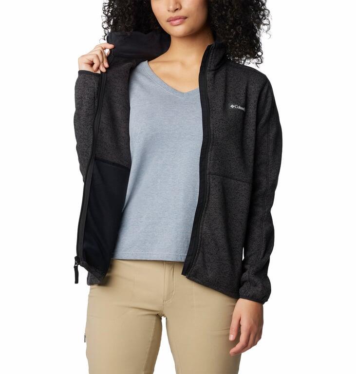 COLUMBIA Polar damski Sweater Weather Full Zip II black heather-L 5/5