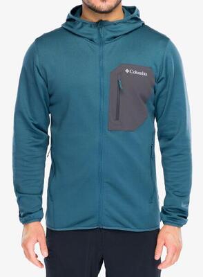 Bluza z kapturem męska columbia tall heights hdd grid fleece full zip