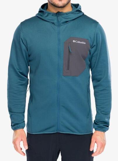Bluza z kapturem męska Columbia Tall Heights Hdd Grid Fleece Full Zip