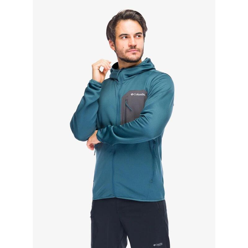 Bluza z kapturem męska Columbia Tall Heights Hdd Grid Fleece Full Zip