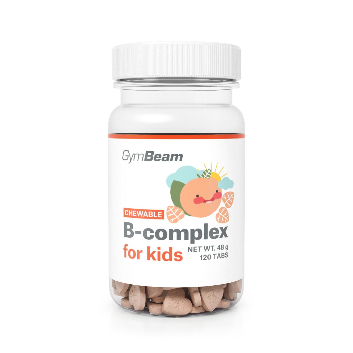 GYMBEAM B-komplex meruňka 120 tablet