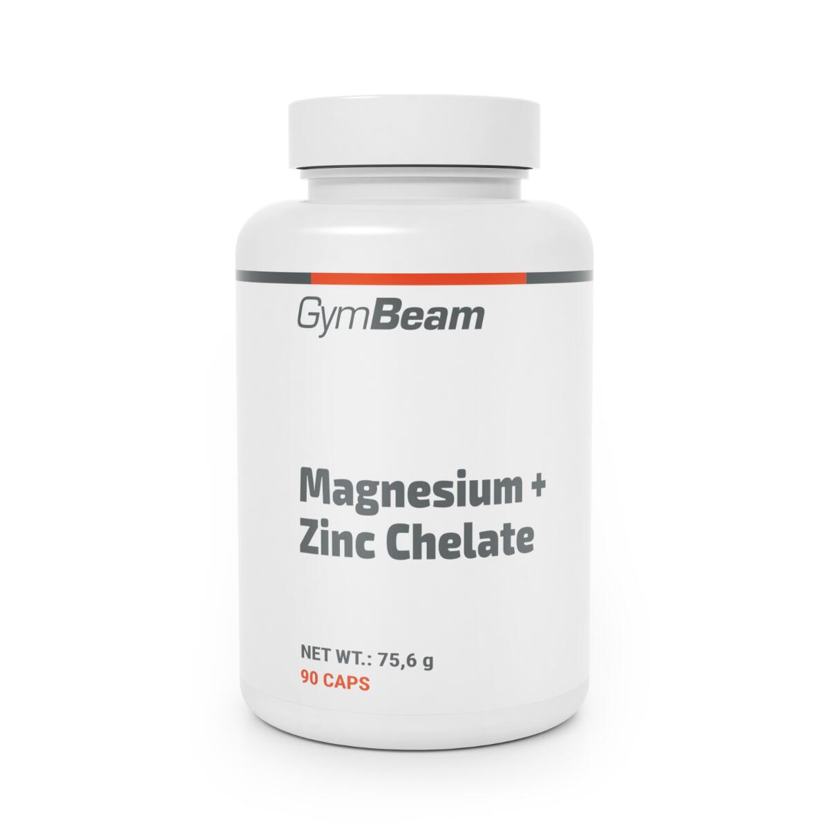 GYMBEAM Hořčík a zinek chelát 90 kapslí