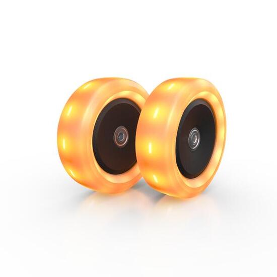 Roues LED pour Trottinette, Nexo 120mm Orange