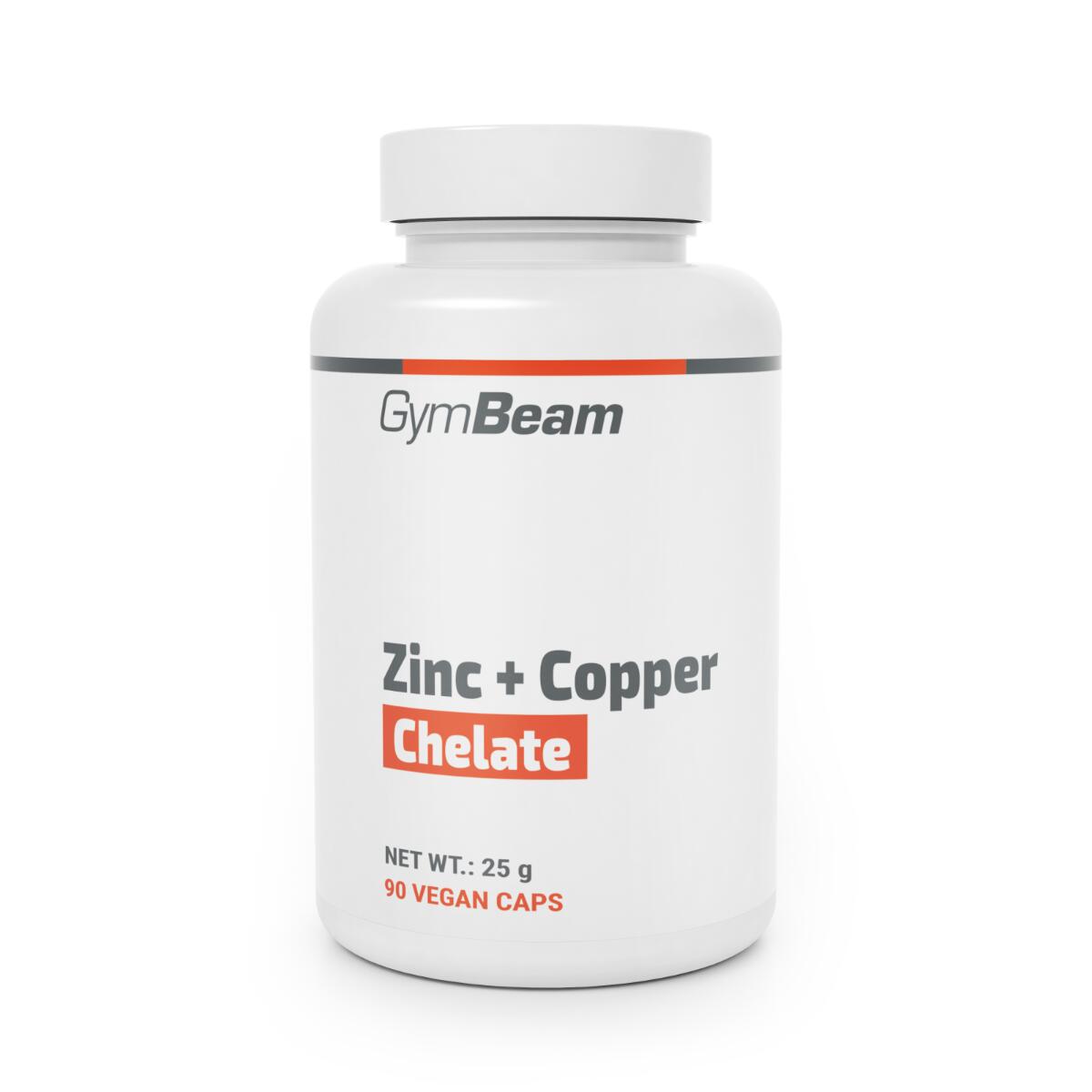 GYMBEAM Minerální komplex chelát zinku a mědi kapsle
