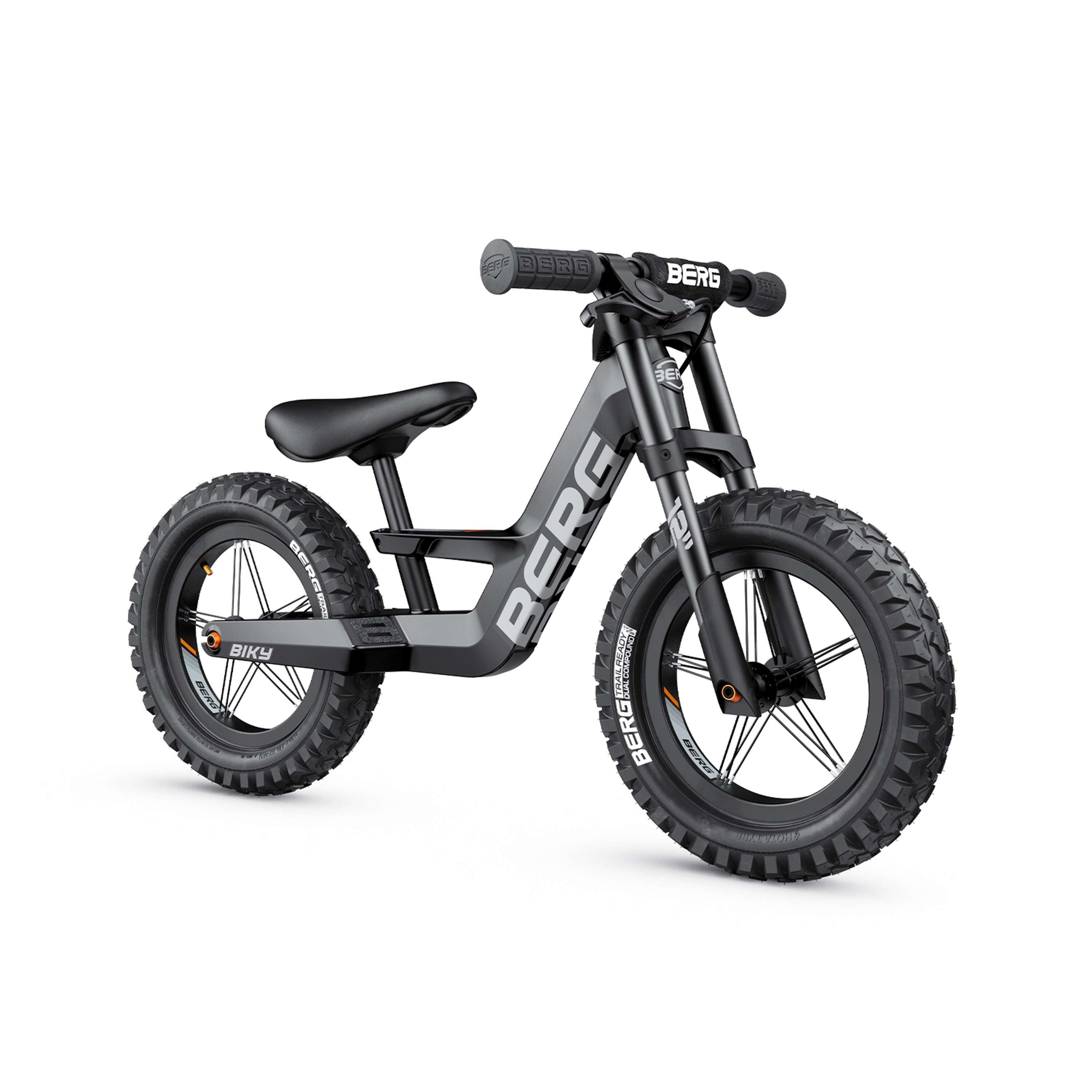 BERG Odrážedlo pro Děti, 2,5+ Let, 12 Palců, Biky Cross Černá