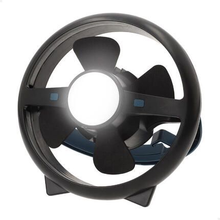 Luz LED 3 en 1 con ventilador, powerbank y cable USB