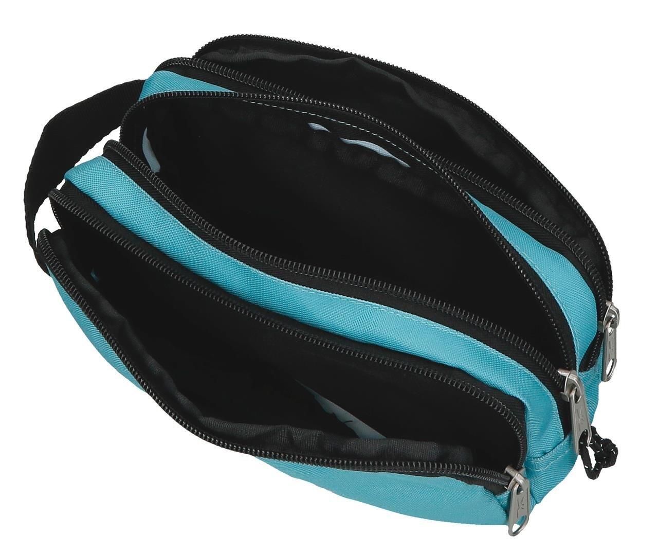 Estojo três compartimentos Reebok Boston Turquesa 3/5