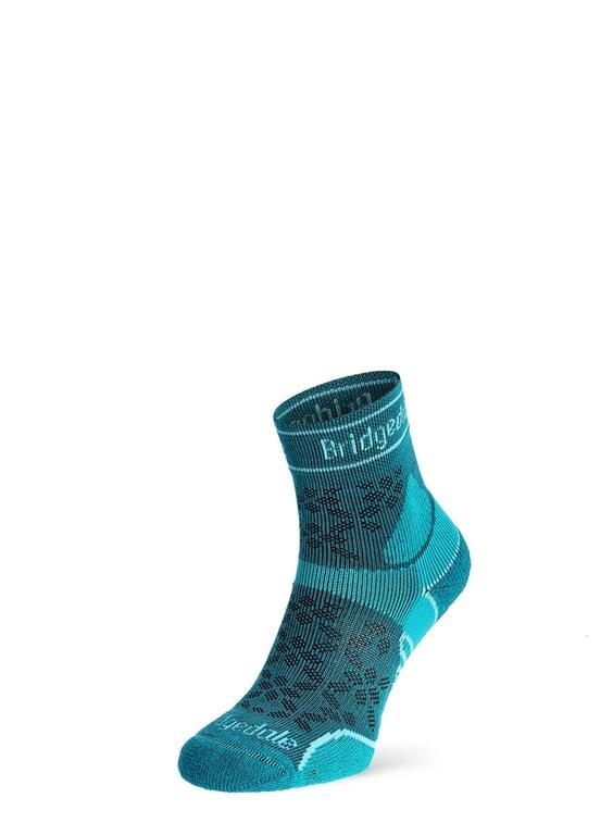 BRIDGEDALE Skarpety damskie LIGHTWEIGHT T2 MERINO SPORT 3/4 teal-S 4/6