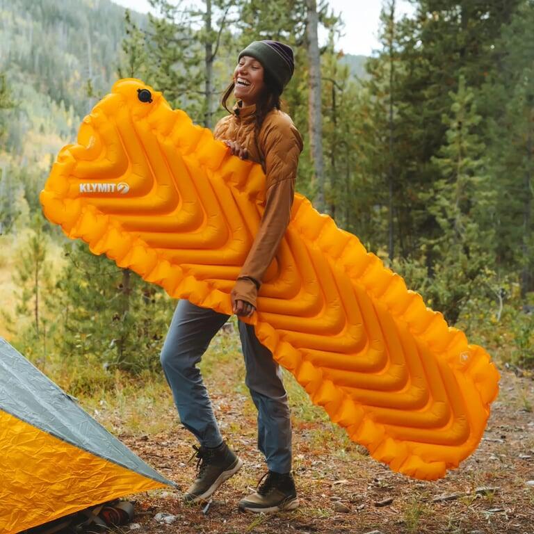 KLYMIT Materac dmuchany Insulated Static V2 safron 6/7