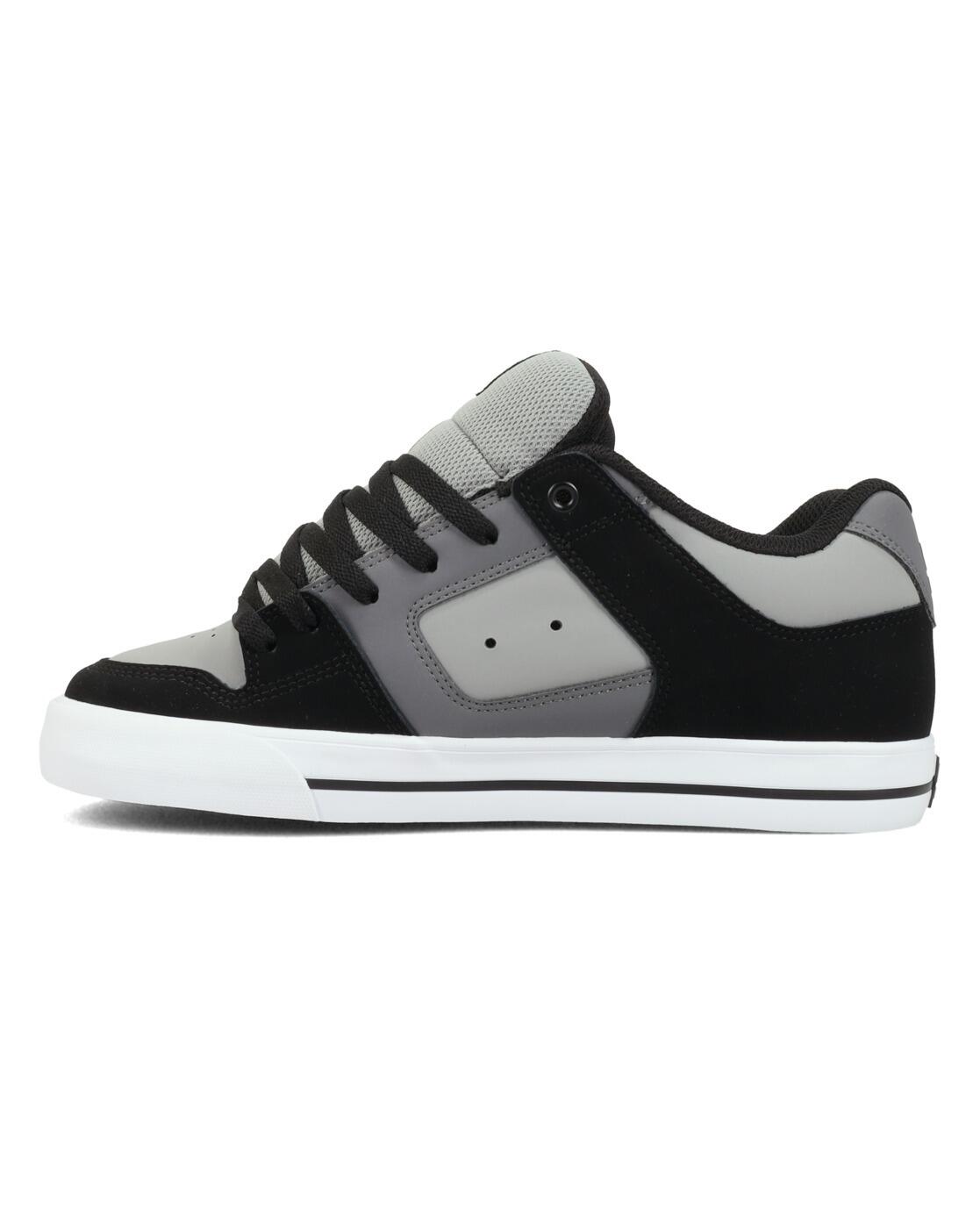 Zapatillas de piel PURE Gris Hombre 3/4
