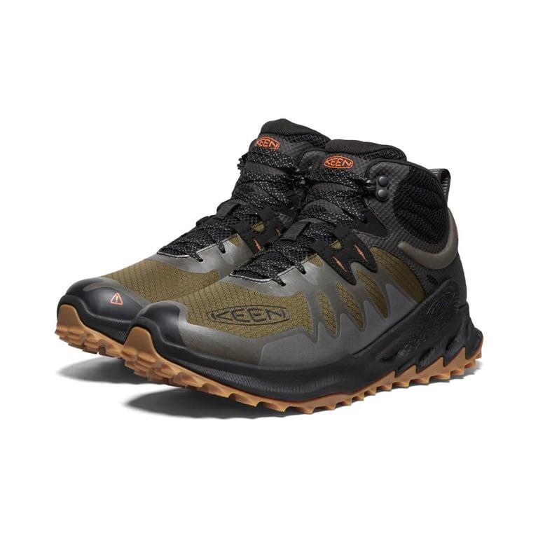 Keen Buty turystyczne męskie ZIONIC MID WP DARK OLIVE/SCARLET IBIS r.46 2/7