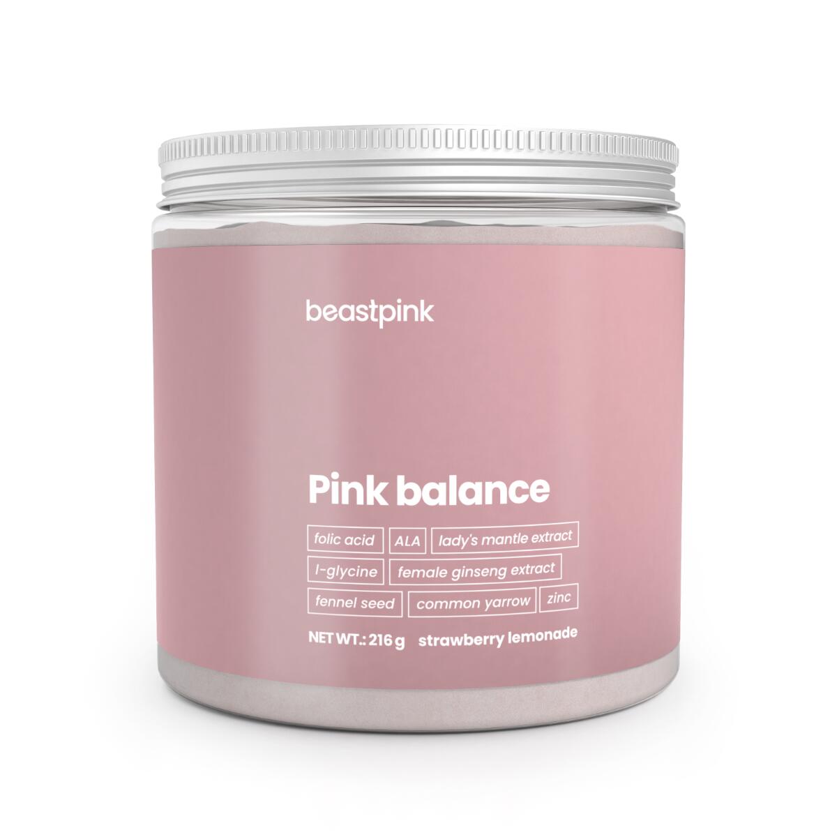Kompleks Pink Balance proszek lemoniada truskawkowa 216 g