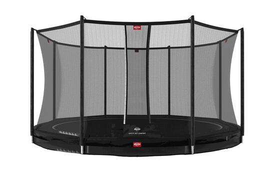 Trampoline Favorit InGround 380 + Filet Séc. Comfort Noir