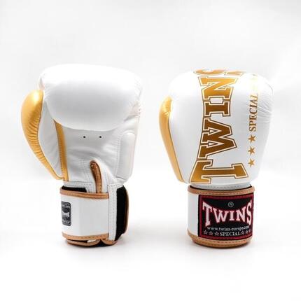 Gants de boxe Twins BGVL8 Blanc – 14oz