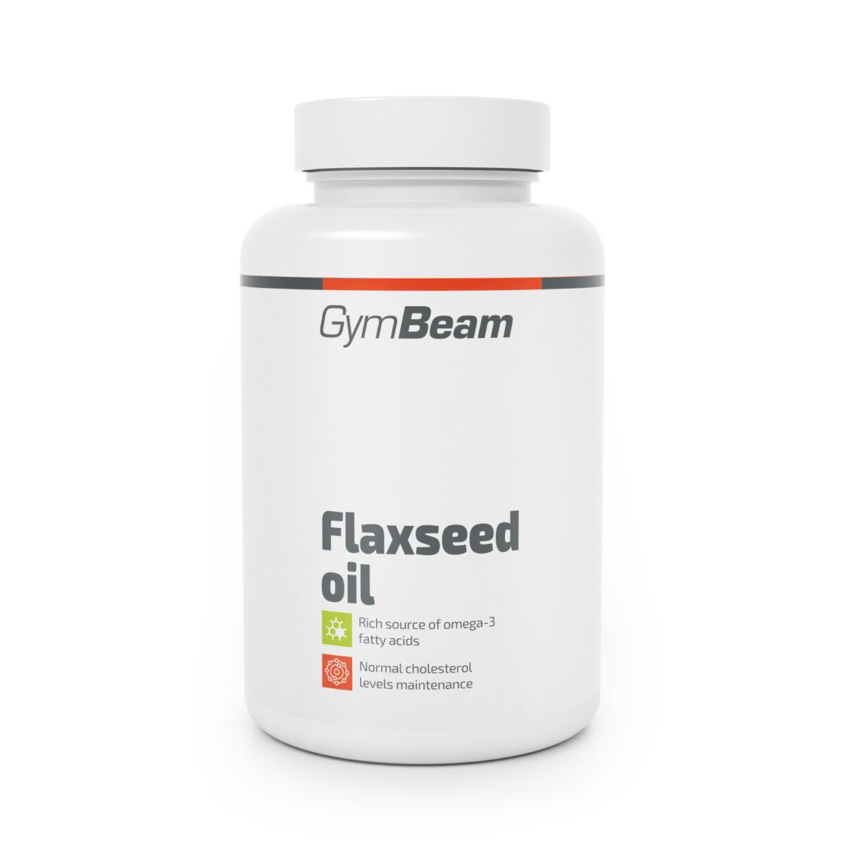 GYMBEAM Lněný olej kapsle s omega 3, 6 a 9