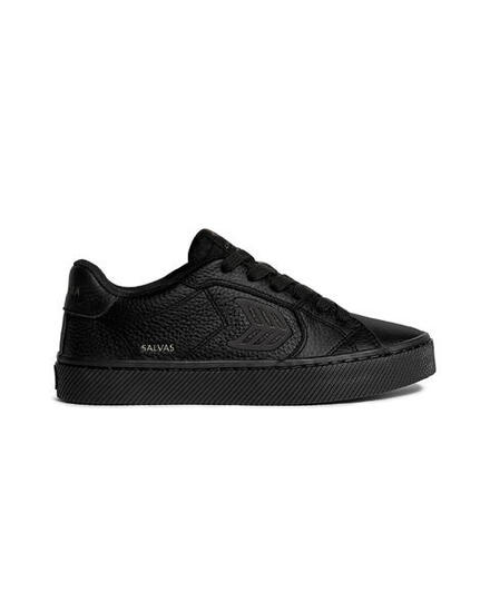 Sneakersy skórzane Cariuma Salvas Pebbled Leather All Black