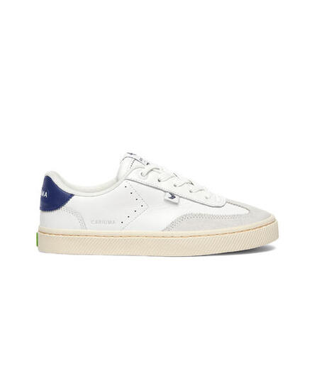 Sneakersy skórzane Cariuma TOCA Soft Grain Leather White Suede Smoke White