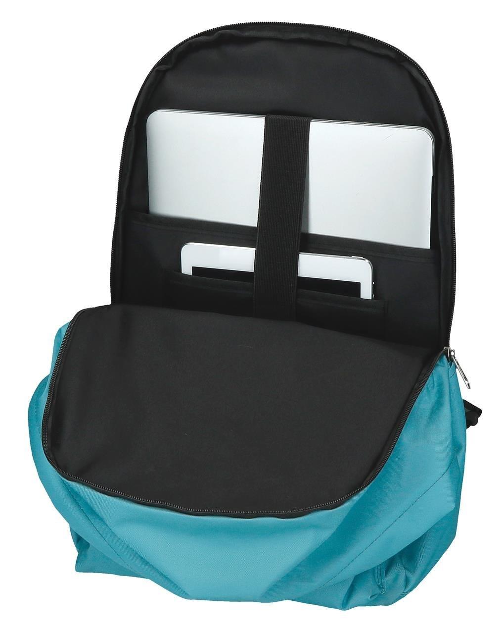 Mochila escolar porta-portátil Reebok Boston 44 cm Turquesa 3/5