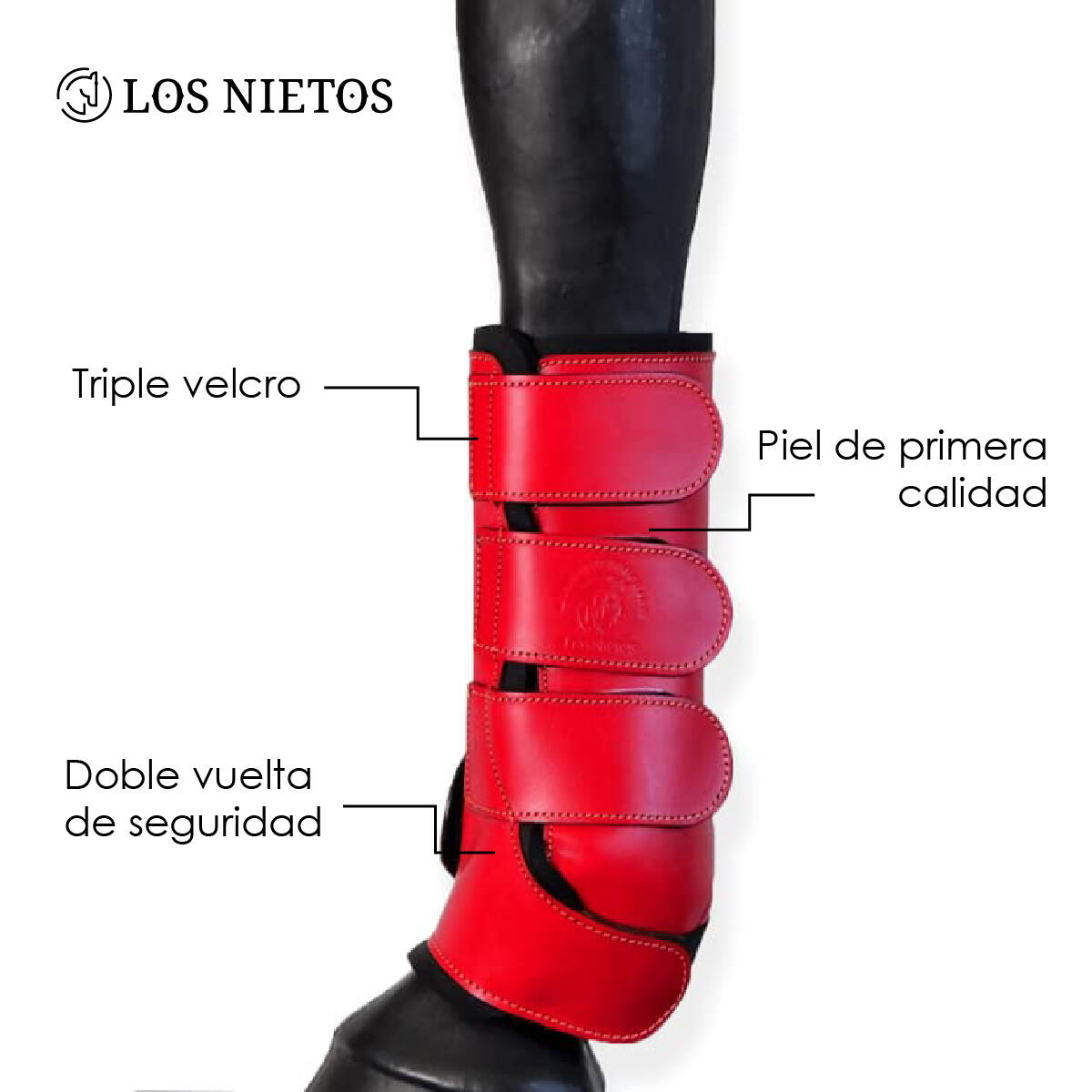 Protectores doma confort  Los Nietos  | COB | Rojo 2/6