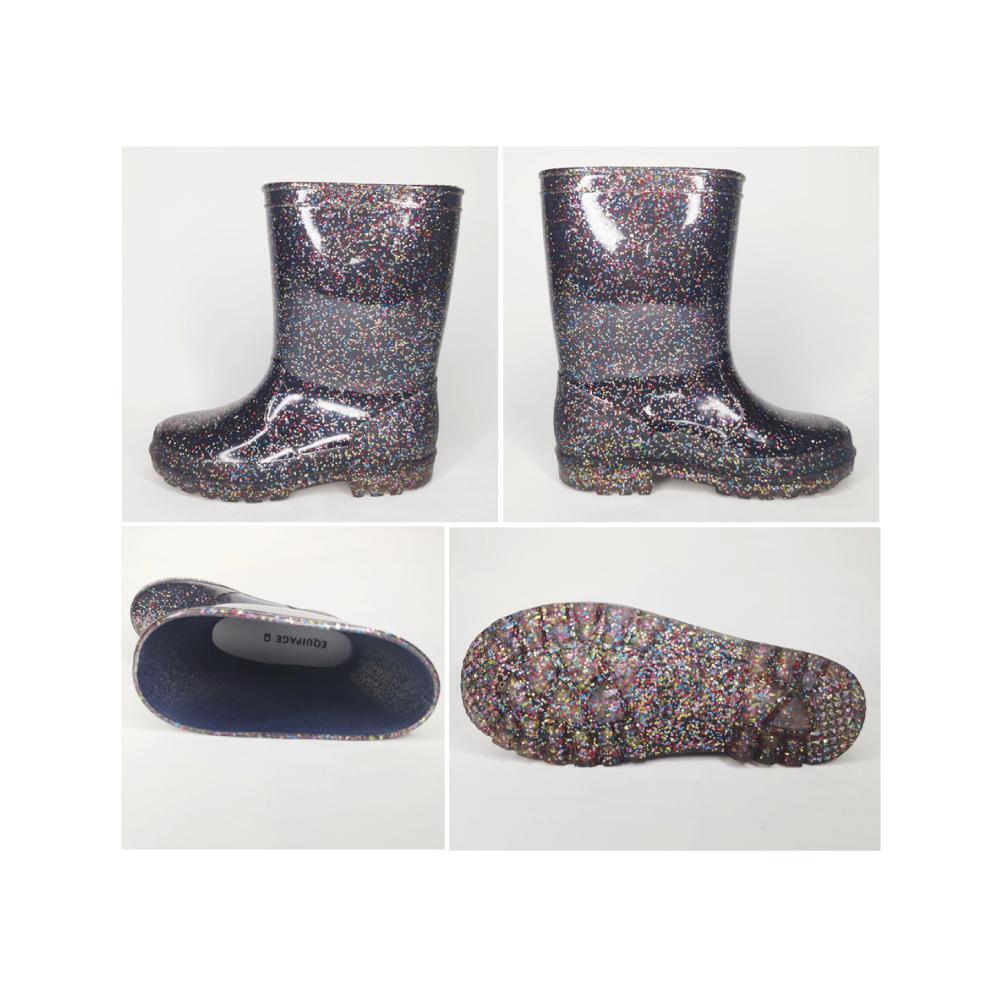 Bottes de pluie bébé fille Equipage Millie Glitter 2/2