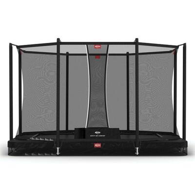 Trampoline 410x250, ultim favorit inground 410 zwart