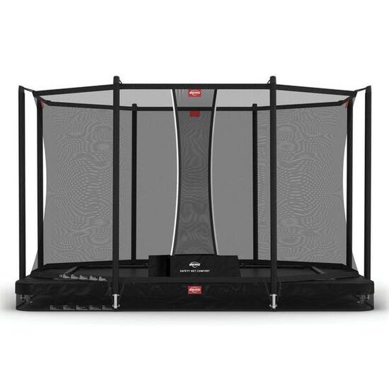 Trampoline Ultim Favorit InGround 330 + Filet Séc. Comfort Noir