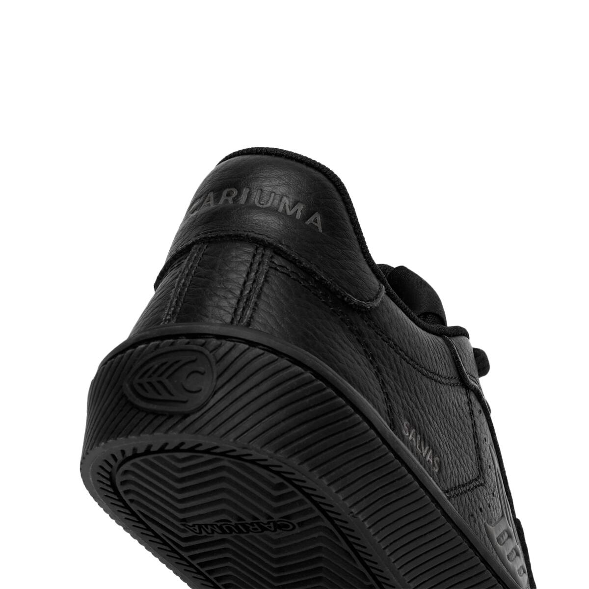 Sneakersy skórzane Cariuma Salvas Pebbled Leather All Black 4/6