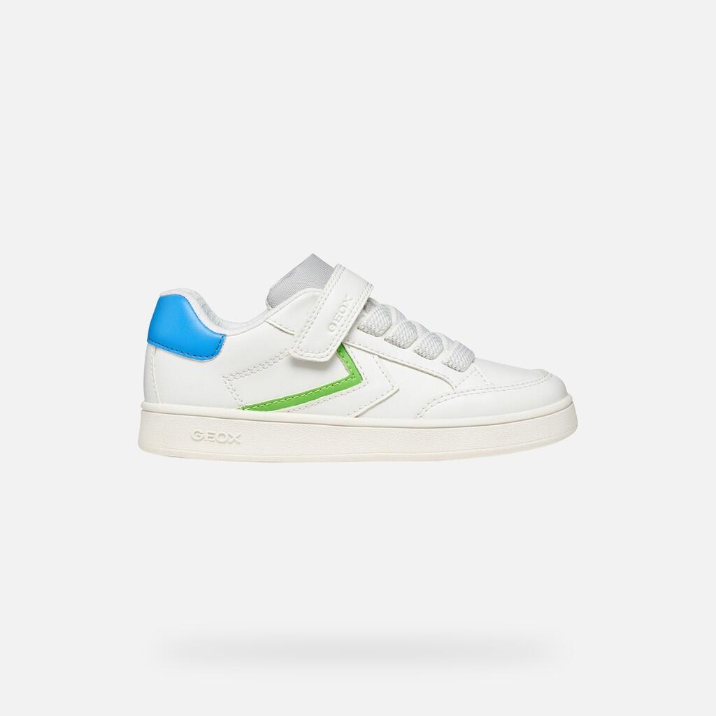 Baskets Garçon ECLYPER BOY Blanc/Vert Clair 2/7