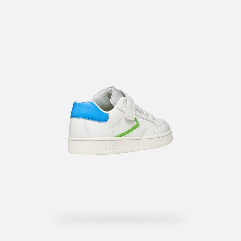 Baskets Garçon ECLYPER BOY Blanc/Vert Clair 6/7