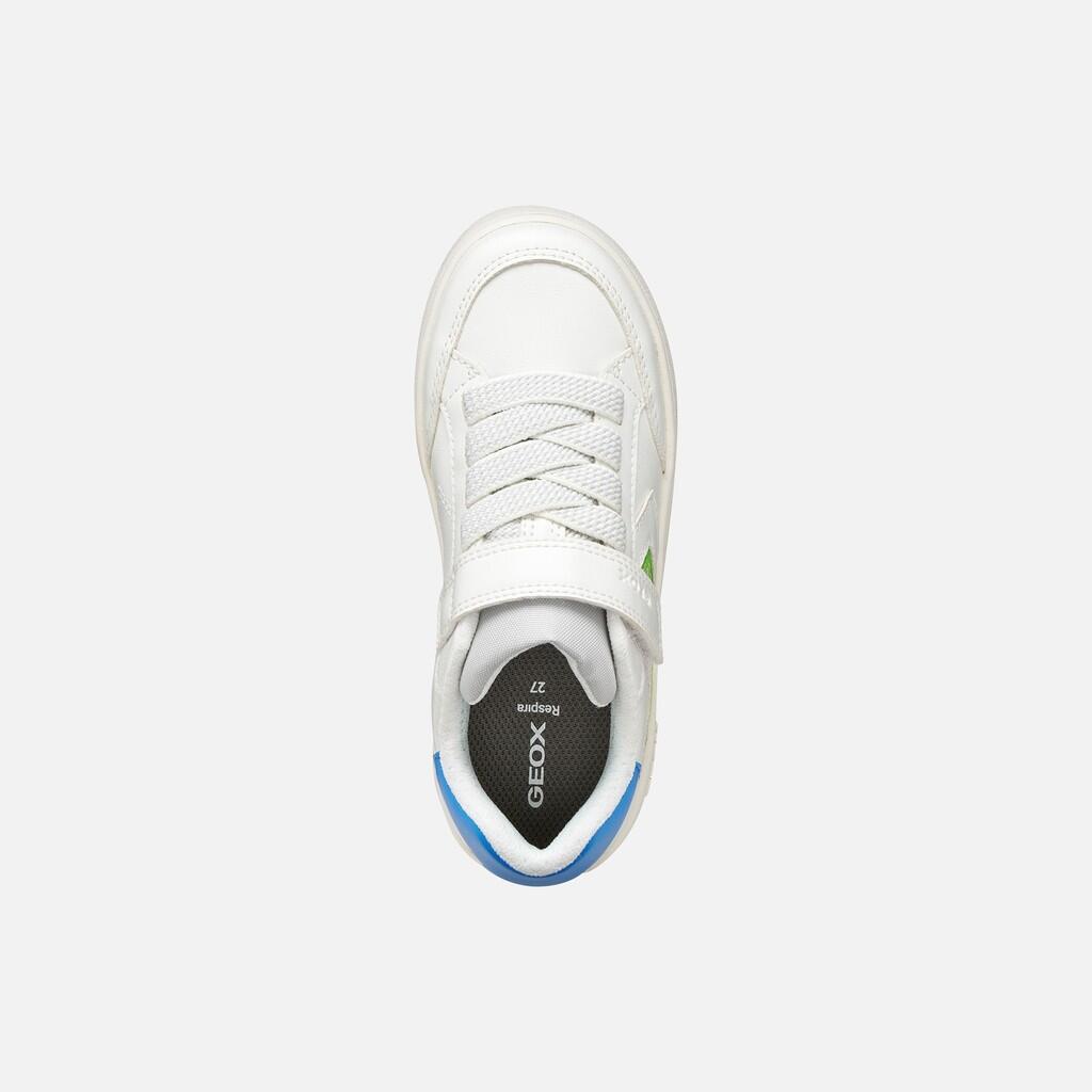 Baskets Garçon ECLYPER BOY Blanc/Vert Clair 7/7