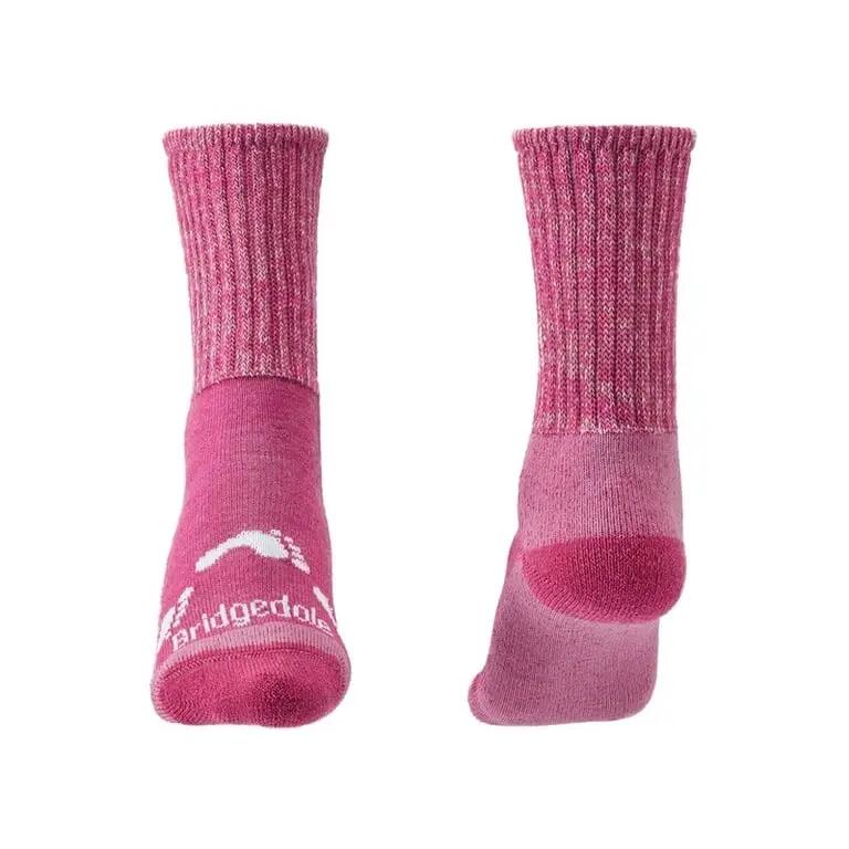 BRIDGEDALE Skarpety dziecięce HIKE JUNIOR COMFORT BOOT Pink-L 2/3