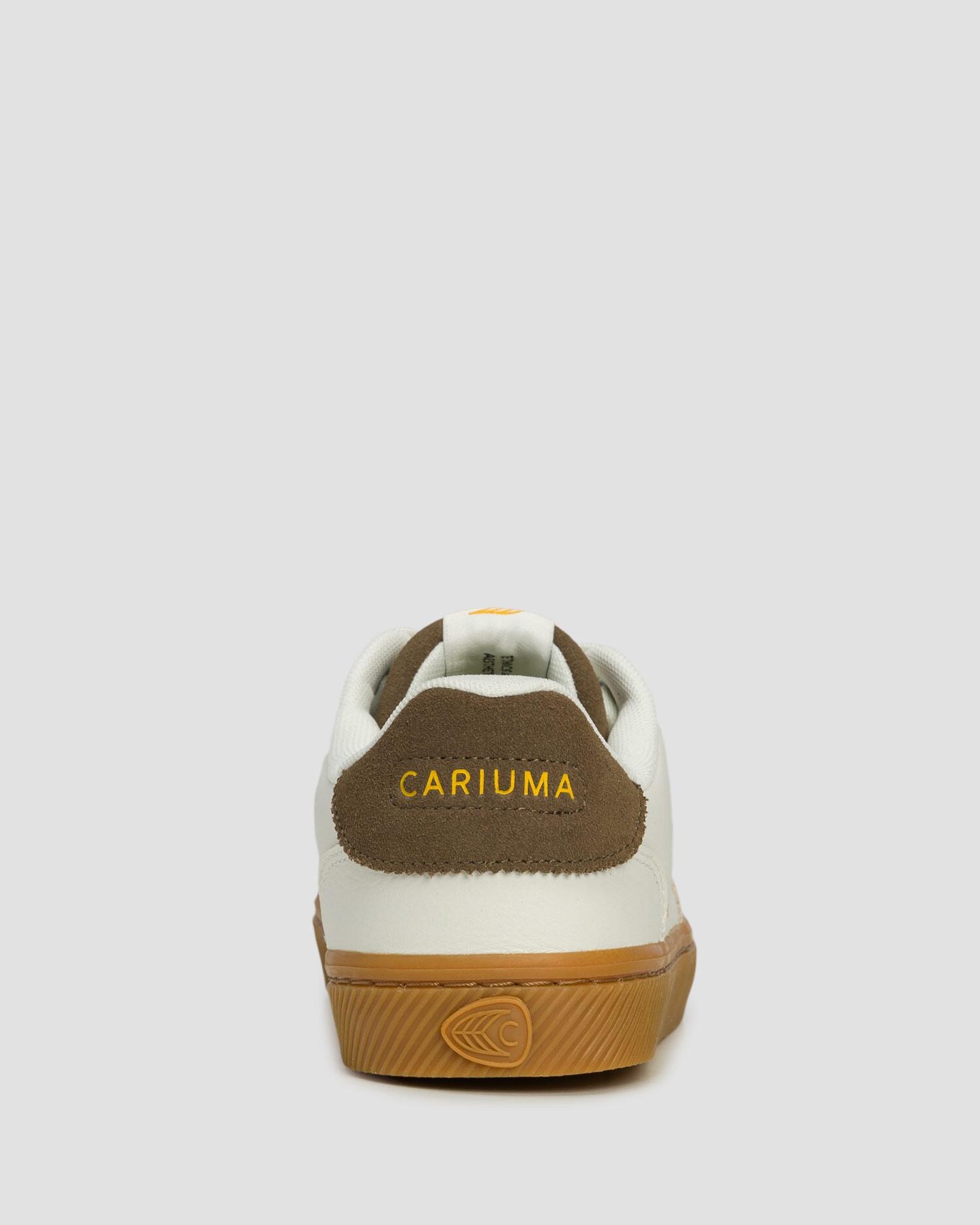Sneakersy skórzane Cariuma TOCA Pebbled Leather Gum White Suede Plaza Taupe 6/7