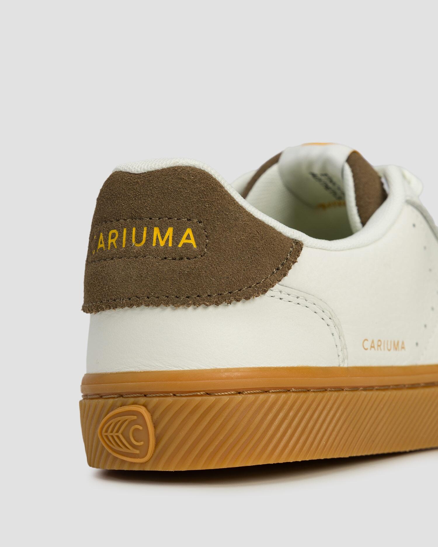 Sneakersy skórzane Cariuma TOCA Pebbled Leather Gum White Suede Plaza Taupe 7/7