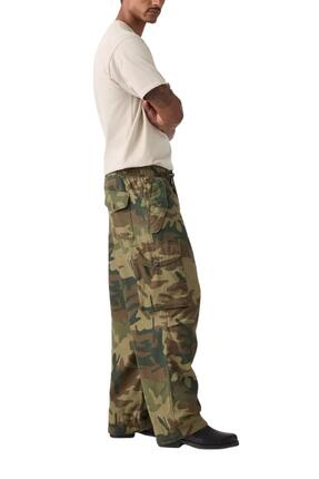 Pantalon cargo - Homme - Coupe relaxed camouflage