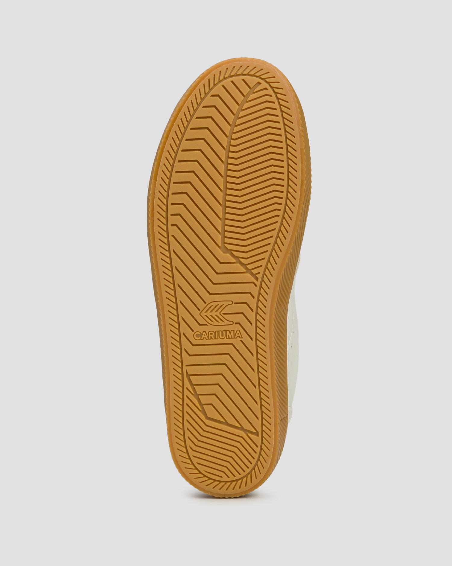 Sneakersy skórzane Cariuma TOCA Pebbled Leather Gum White Suede Plaza Taupe 5/7