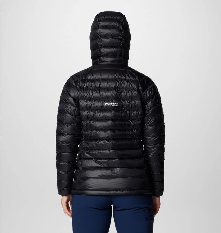 COLUMBIA Kurtka puchowa damska Arctic Crest Down Hooded Jacket black-L 2/7