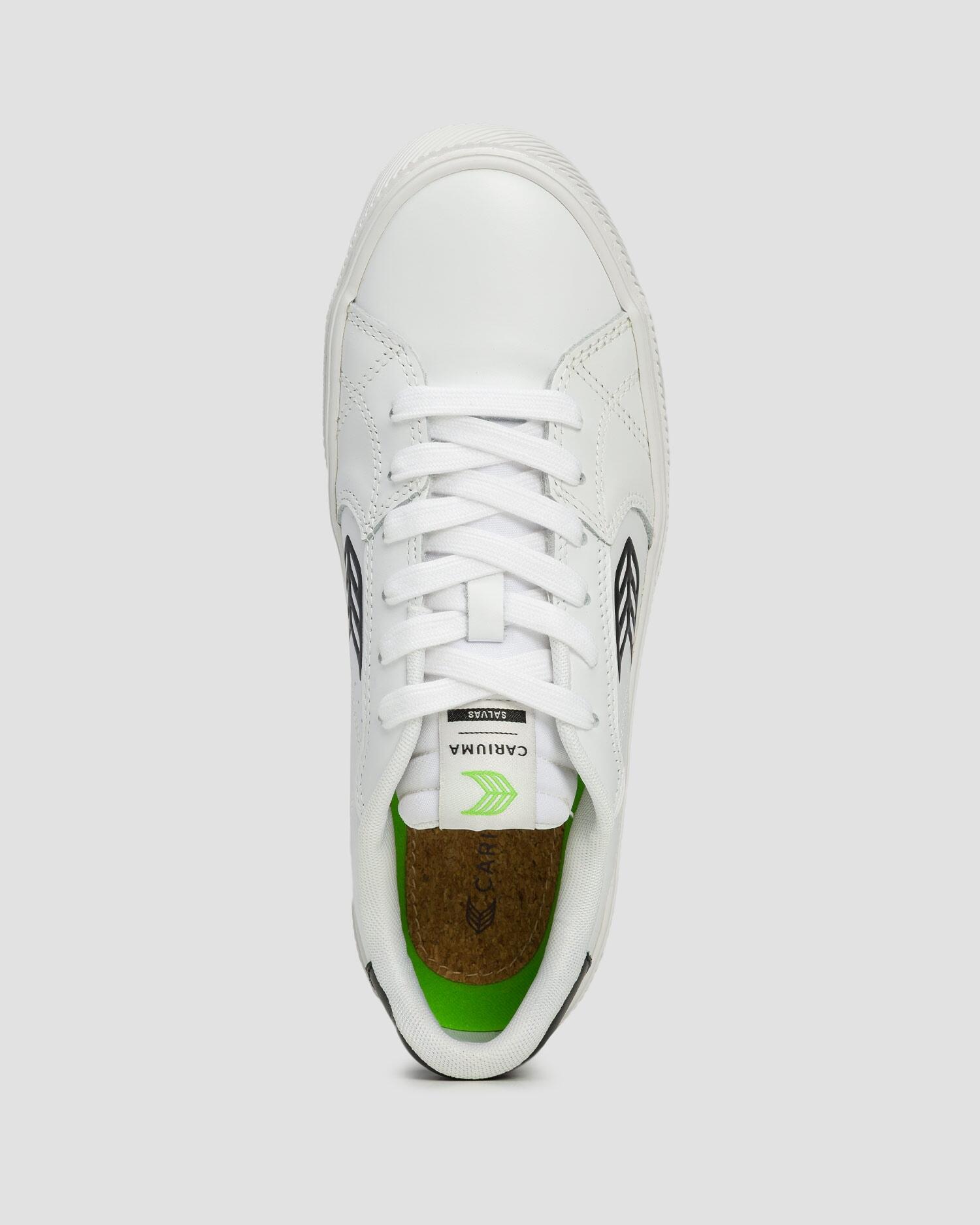 Sneakersy Cariuma Salvas White Leather Black Logo Unisex 4/7