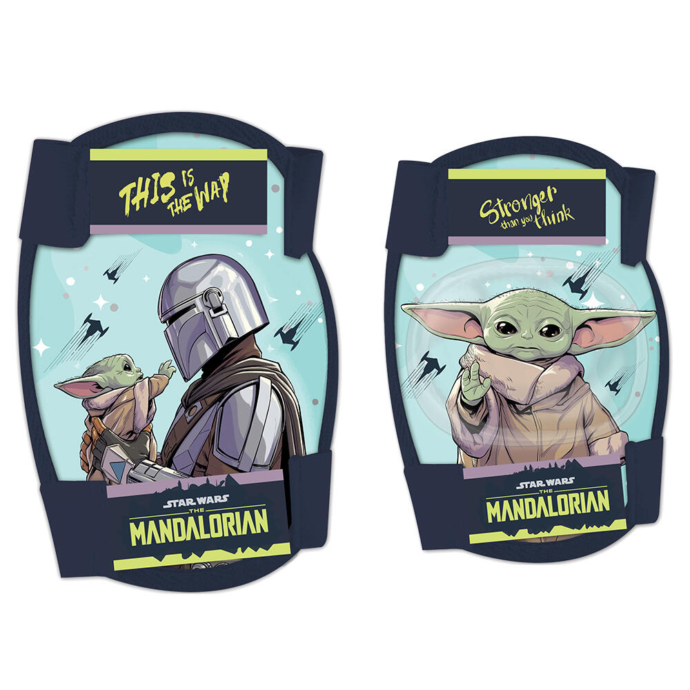 Knie- und Ellbogenschützer Mandalorian, mintgrün 1/2