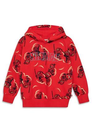 Bluza z Kapturem Chłopięca LEGO Ninjago Sian300 Czerwona