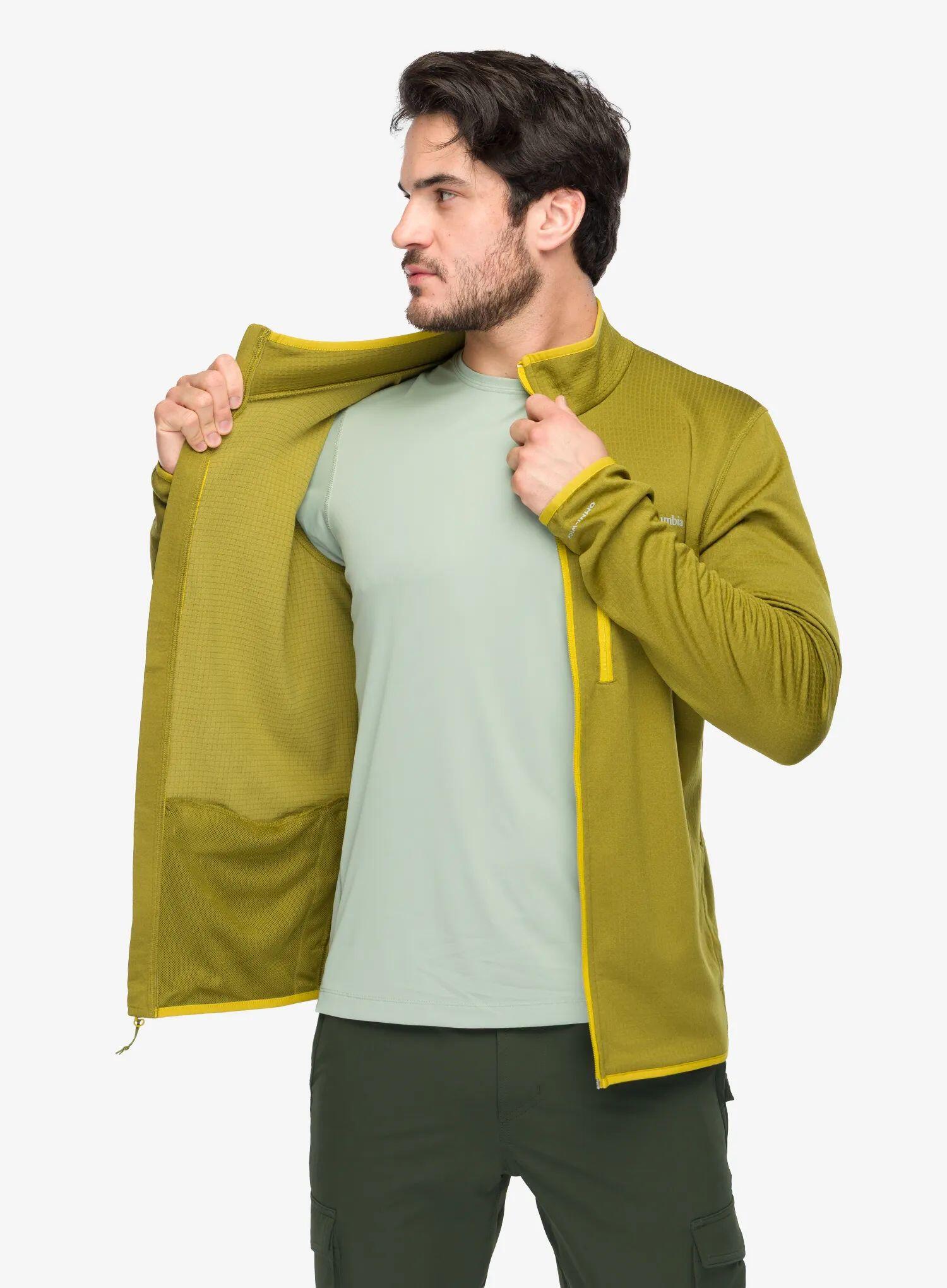 Bluza bez kaptura męska Columbia Essential Hike Grid Fleece Full Zip 6/7