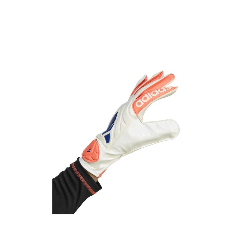Mănuși de portar adidas Copa Glove Club - bărbați, latex Soft Grip, alb/orange