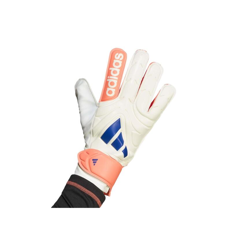 Mănuși de portar adidas Copa Glove Club - bărbați, latex Soft Grip, alb/orange