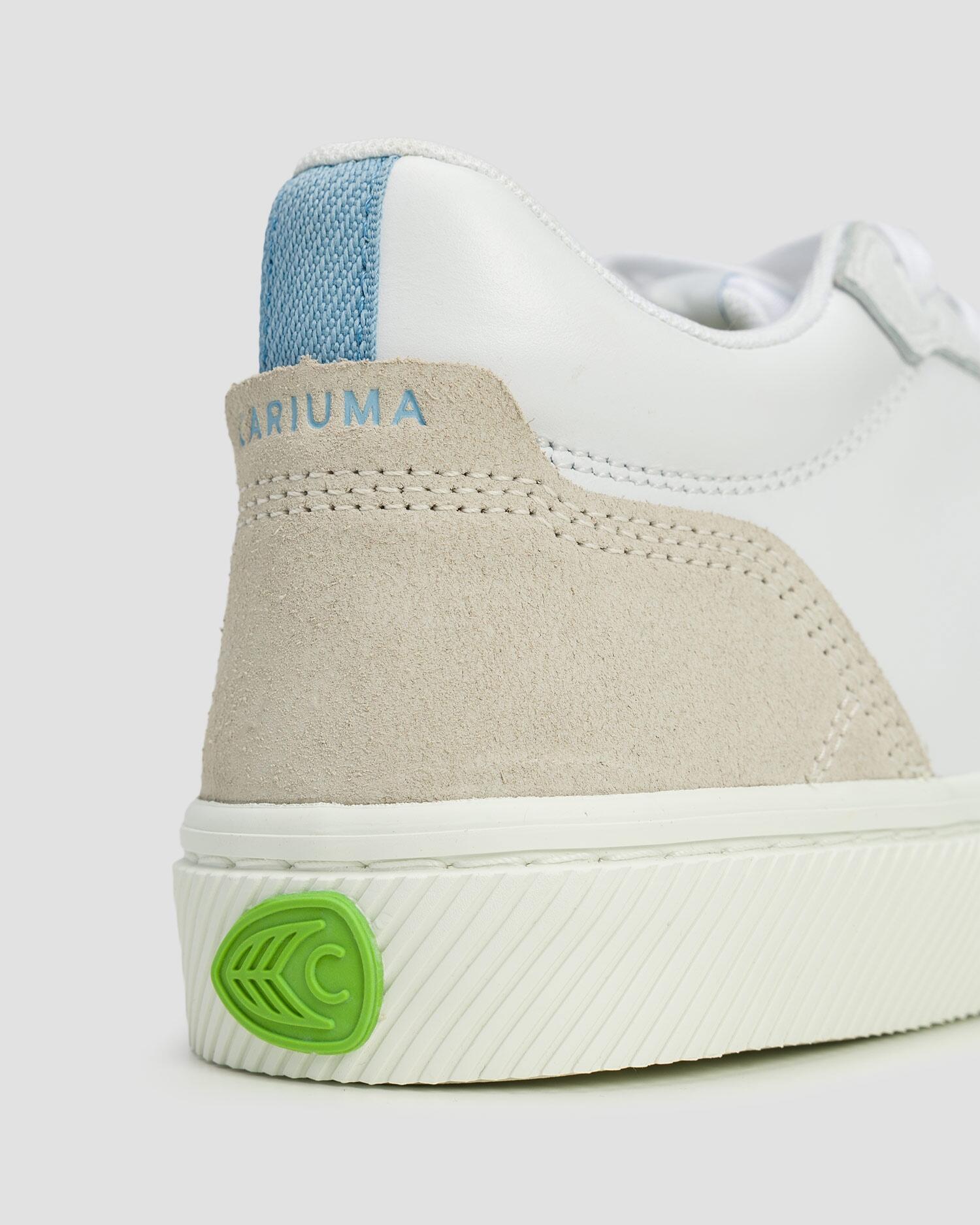 Sneakersy skórzane damskie Cariuma Valley White Leather Suede 7/7