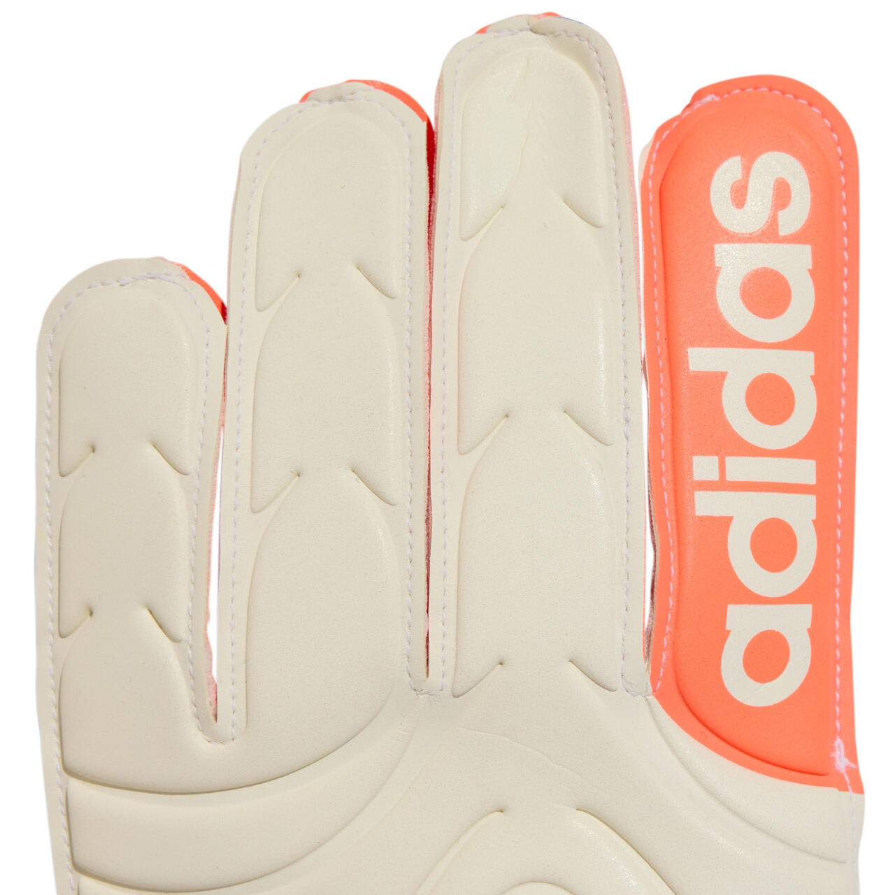 ADIDAS Copa Glove Club - Guantes de portero, blanco y naranja 4/7