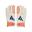Mănuși de portar adidas Copa Glove Club - bărbați, latex Soft Grip, alb/orange