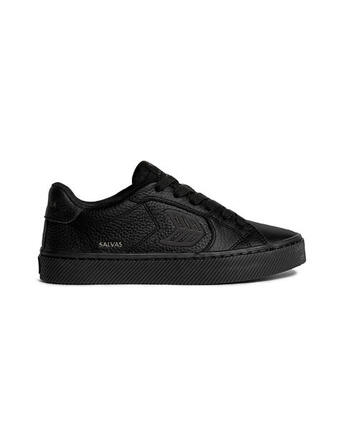 Sneakersy skórzane Cariuma Salvas Pebbled Leather All Black
