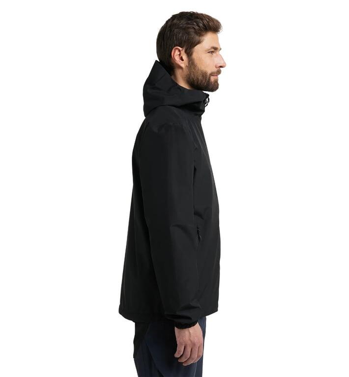 HAGLOFS Kurtka męska BETULA GTX JACKET MEN True Black2-S 3/7