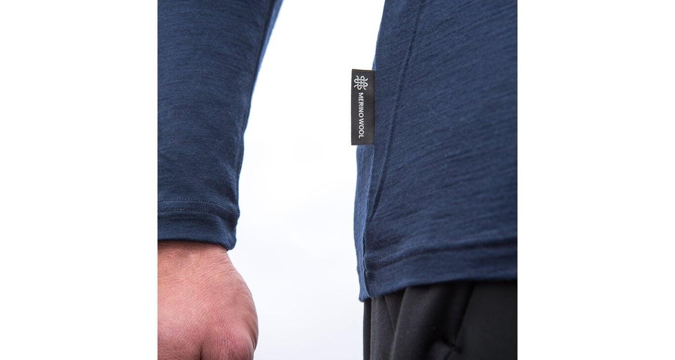 SENSOR Koszulka męska Merino Active Outside Tee LS Men deep blue-M 5/6