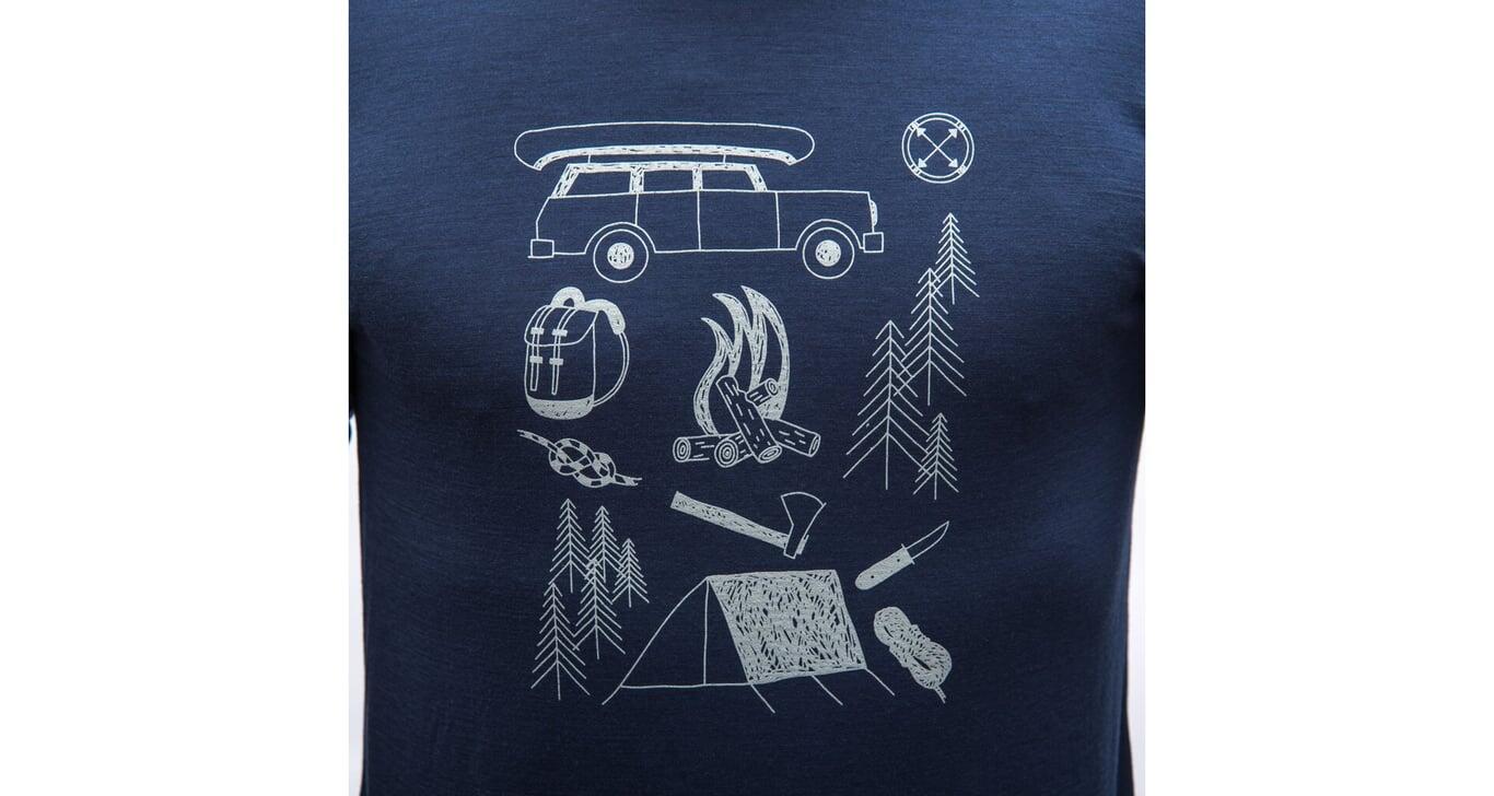SENSOR Koszulka męska Merino Active Outside Tee LS Men deep blue-M 4/6