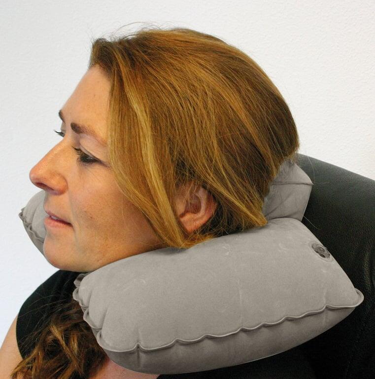 TRAVELSAFE Poduszka Inflatable Neck Pillow With Headrest grey 2/2